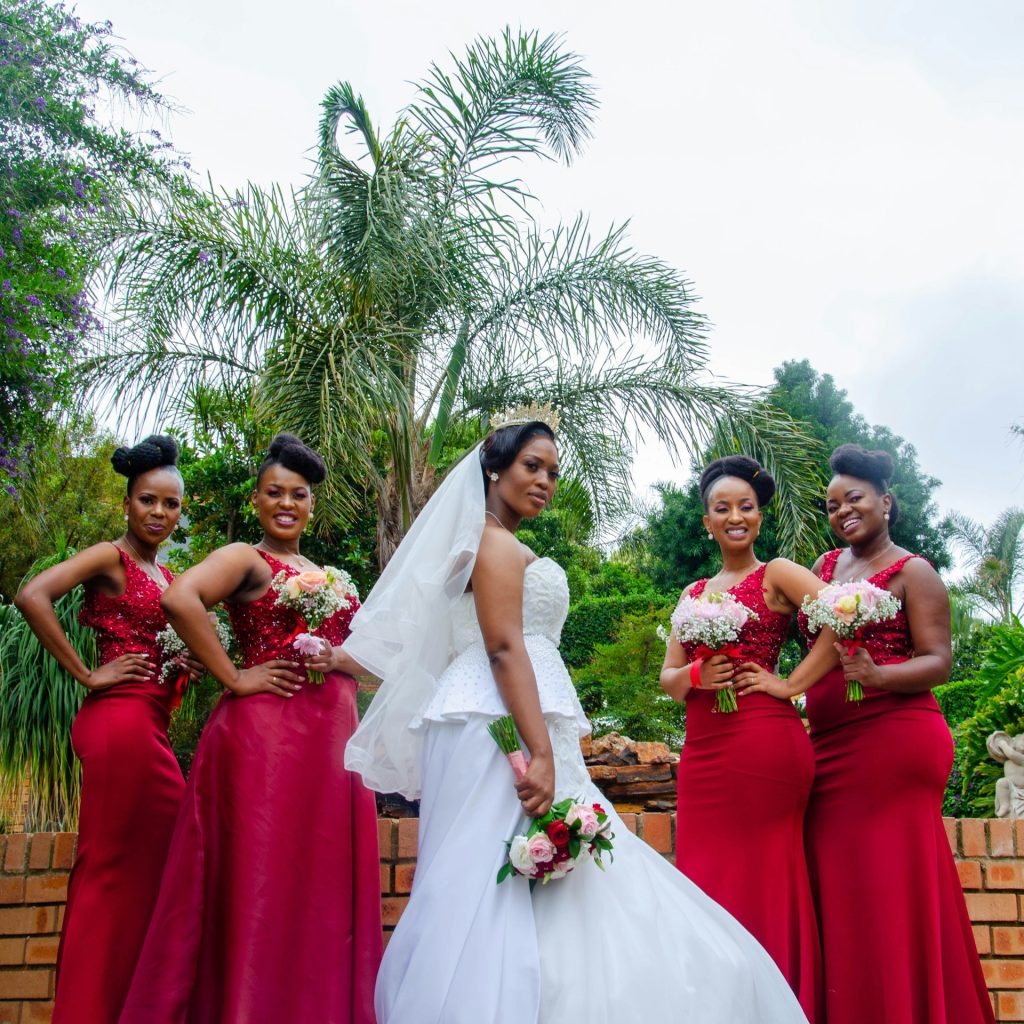 Bride and Maids